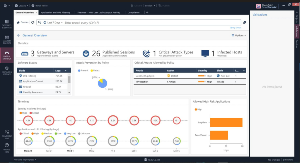 Check Point screenshot - Le 10 Migliori Soluzioni per la Sicurezza dei Database Recensite nel 2026