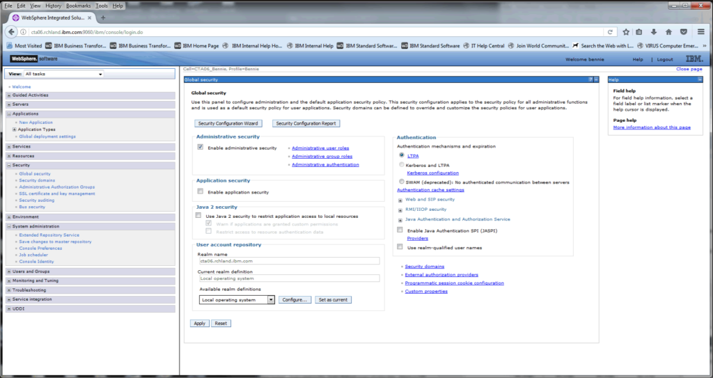 IBM WebSphere Application Server screenshot - Le 10 migliori applicazioni server software per sviluppatori nel 2026