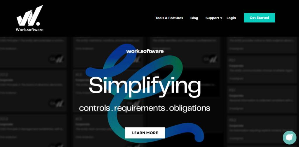 Work.software screenshot - Le 10 migliori soluzioni software per la conformità esaminate nel 2026