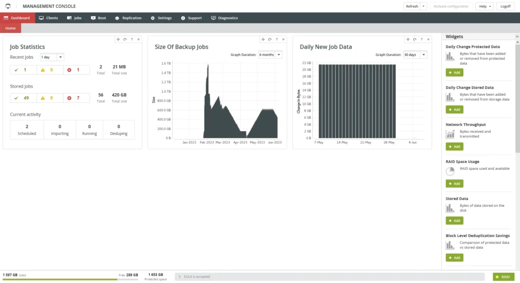 Infrascale screenshot - Decifrare i 10 Migliori Servizi di Disaster Recovery del 2026