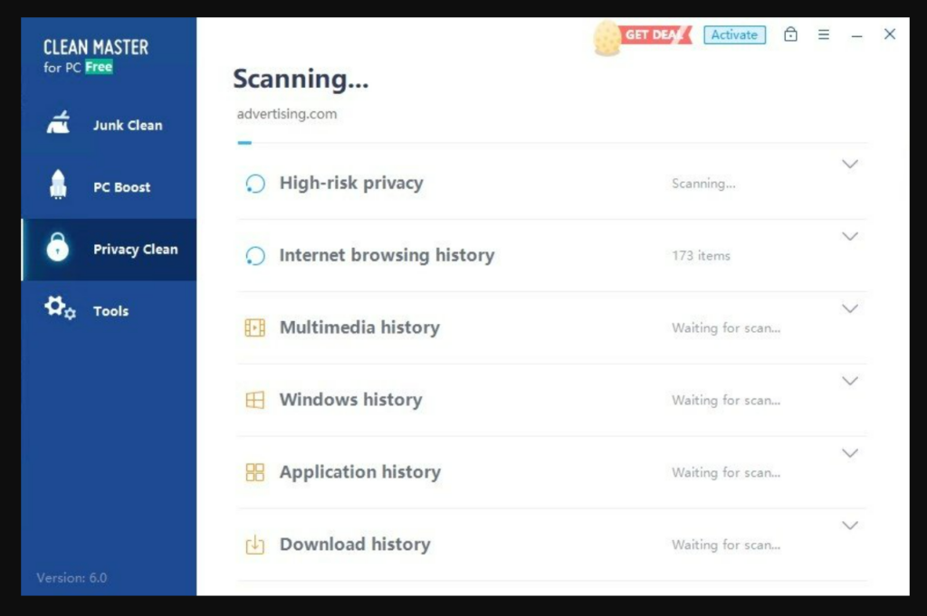 Clean Master for PC screenshot - Risparmia Spazio: I 10 Migliori Software di Pulizia Disco del 2026