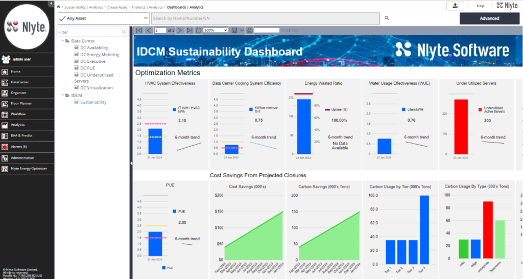 Nlyte DCIM screenshot - I 10 Migliori Software DCIM del 2026