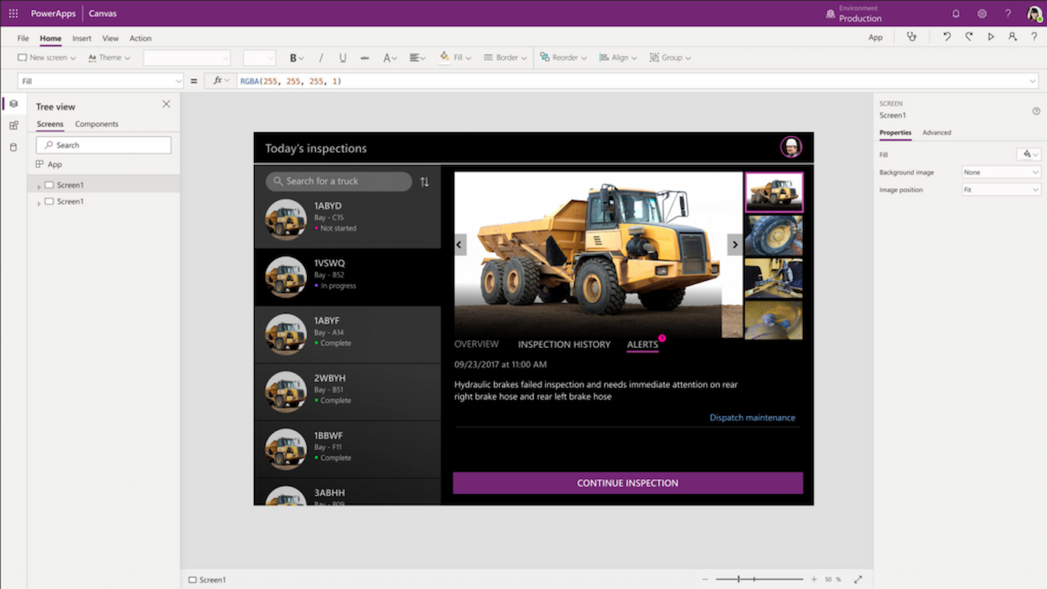Microsoft PowerApps screenshot - Le 10 migliori piattaforme di sviluppo senza codice svelate nel 2026