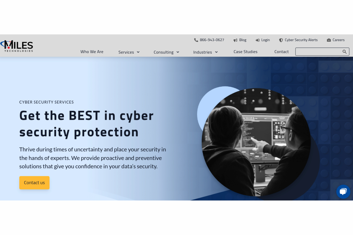 Miles Technologies screenshot - I 10 Migliori Fornitori di Sicurezza Informatica per Aziende nel 2026