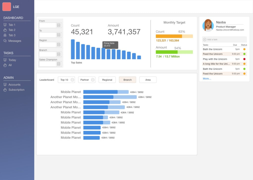 Bubble screenshot - Le 10 migliori piattaforme per creare app con il drag and drop recensite nel 2026