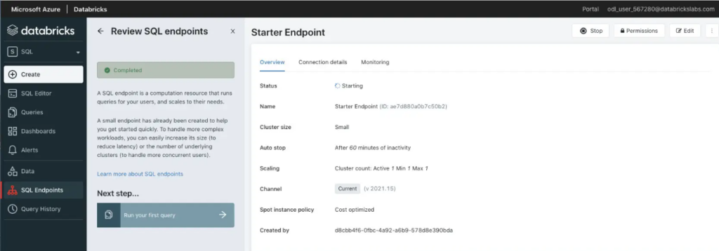Databricks Lakehouse Platform screenshot - 10 Migliori Software di Intelligenza Artificiale che Stanno Ridefinendo il Futuro