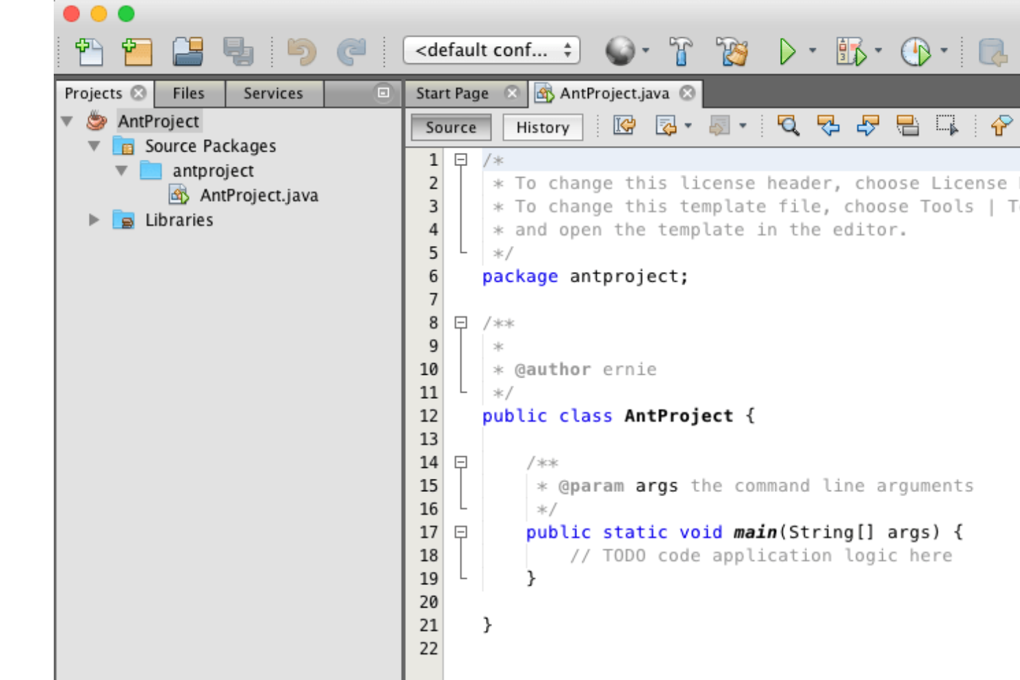 Apache Ant screenshot - Le 10 migliori strumenti di sviluppo Java del 2026