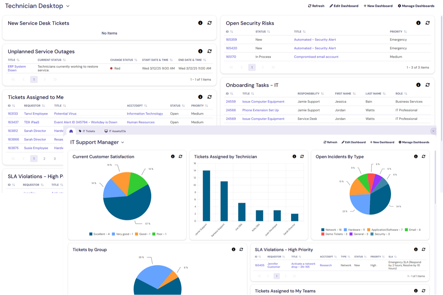 TeamDynamix screenshot - Le 10 Migliori Soluzioni Software per la Gestione IT Recensite per il 2026