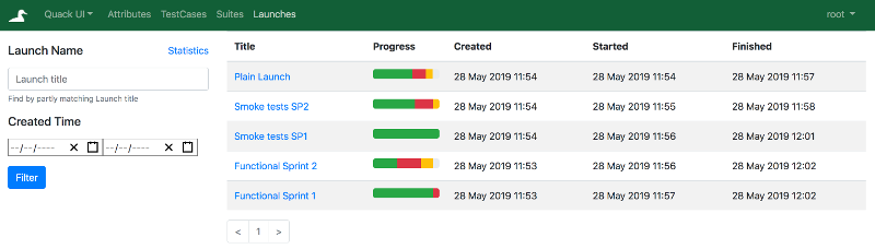 QuAck screenshot - 10 migliori strumenti open source per la gestione dei test recensiti nel 2026