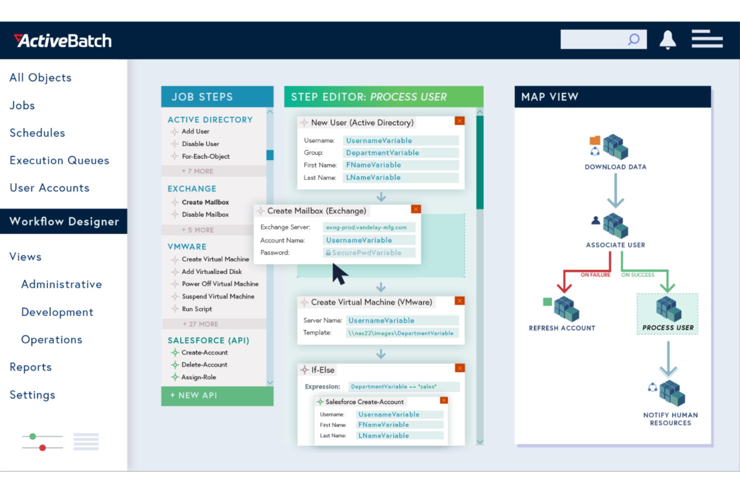 ActiveBatch screenshot - Le 10 Migliori Soluzioni di Orchestrazione DevOps Recensite nel 2026