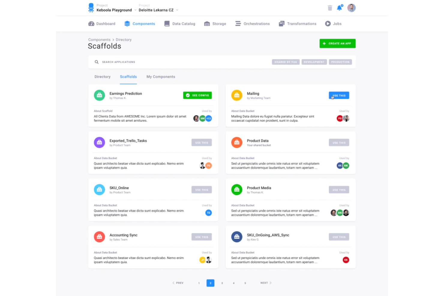 Keboola Connection screenshot - 10 Migliori Strumenti di Ingegneria dei Dati Recensiti Nel 2026
