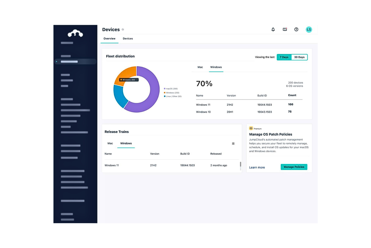 JumpCloud screenshot - Le 10 migliori soluzioni software MDM nel 2026