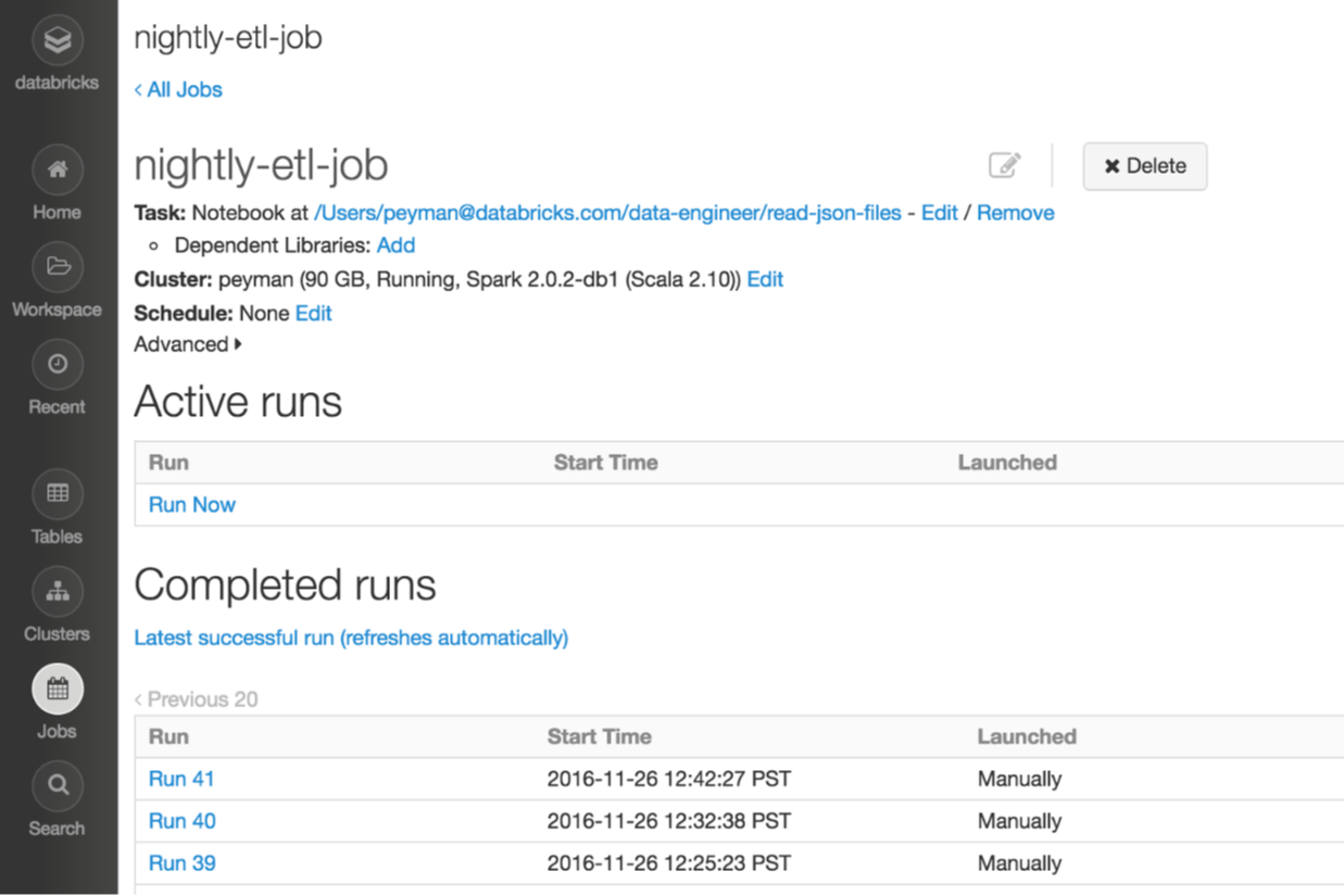 Databricks screenshot - Le 10 migliori soluzioni di analisi cloud del 2026