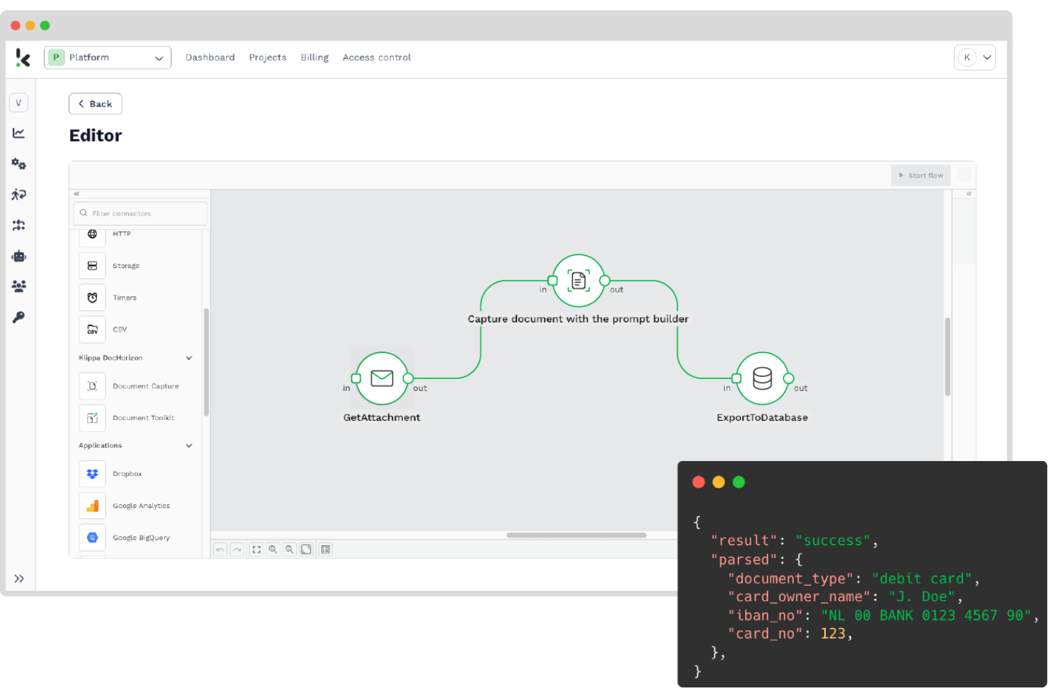 Doxis AI.dp. screenshot - Le 10 Migliori Soluzioni Software per l’Estrazione dei Dati per il 2026