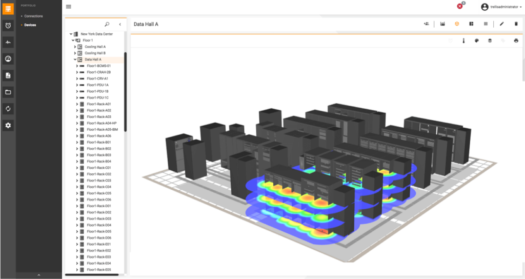 Vertiv DCIM screenshot - I 10 migliori software DCIM per data center nel 2026