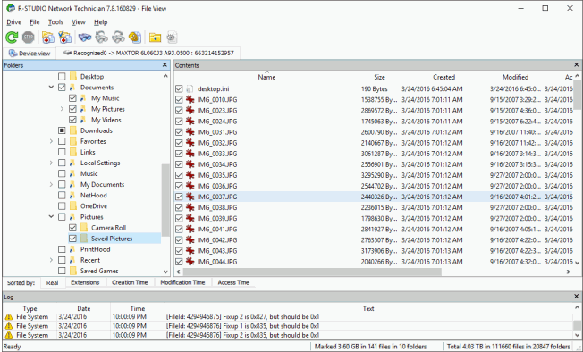 R-Studio screenshot - Le 10 Migliori Soluzioni di Recupero File del 2026 Svelate