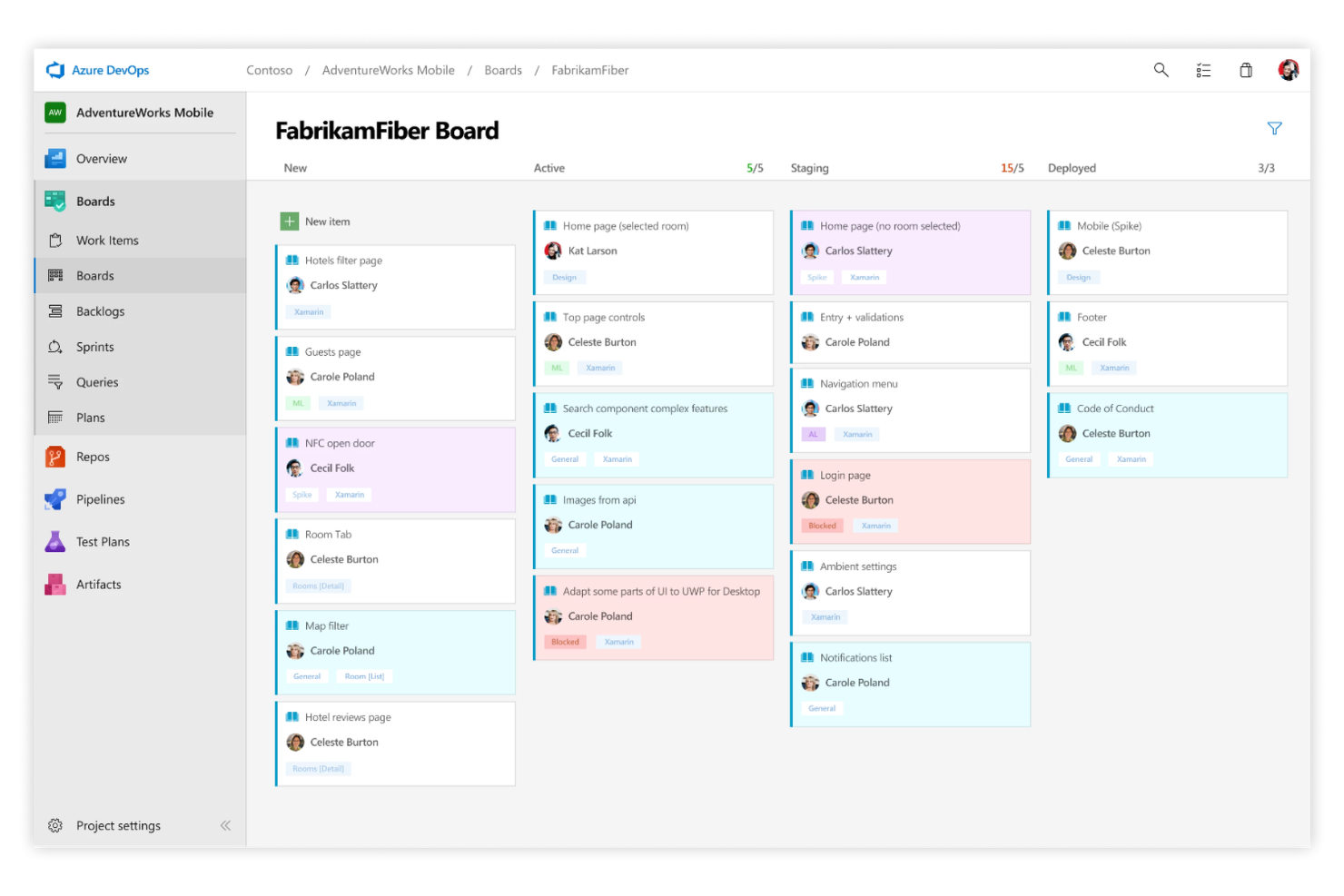 Azure DevOps screenshot - Los 10 Mejores Herramientas de Gestión de Proyectos de Desarrollo de Software en 2026