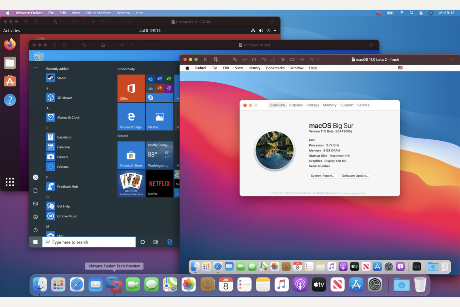 VMware Desktop Hypervisor screenshot - 16 Mejores Alternativas a Parallels para 2026