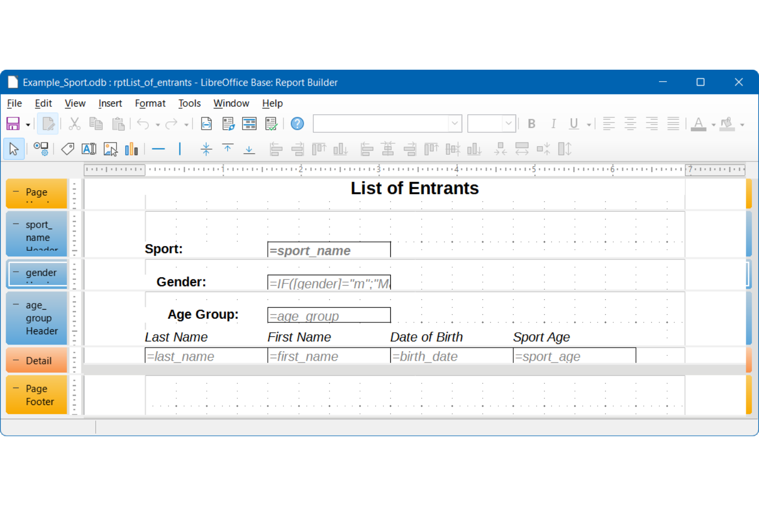LibreOffice Base screenshot - 10 Mejores Alternativas a Microsoft Access para 2026