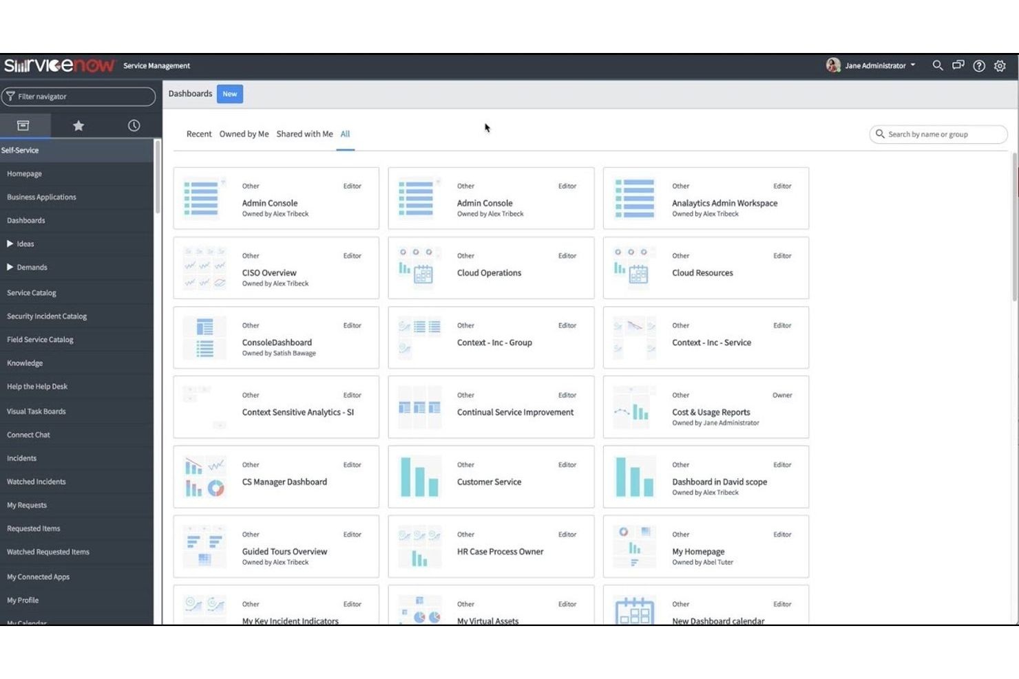 ServiceNow screenshot - Las 10 Mejores Alternativas a SysAid Elegidas para 2026