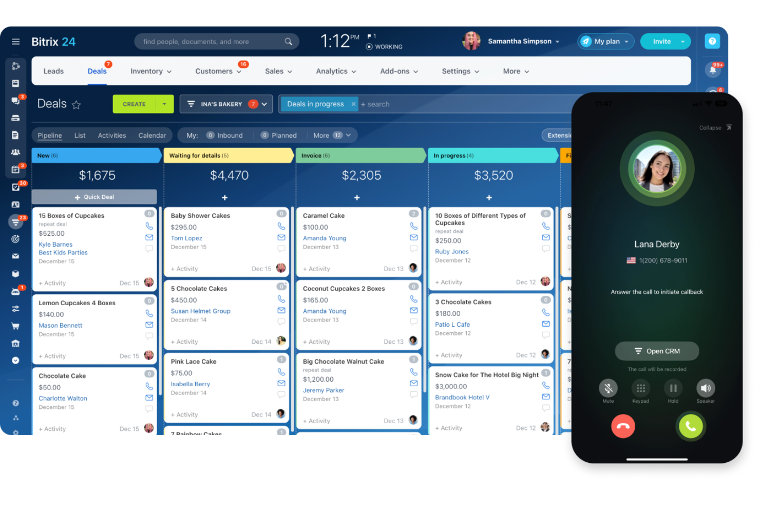 Bitrix24 screenshot - 10 Mejores Alternativas a Zoho Seleccionadas para 2026
