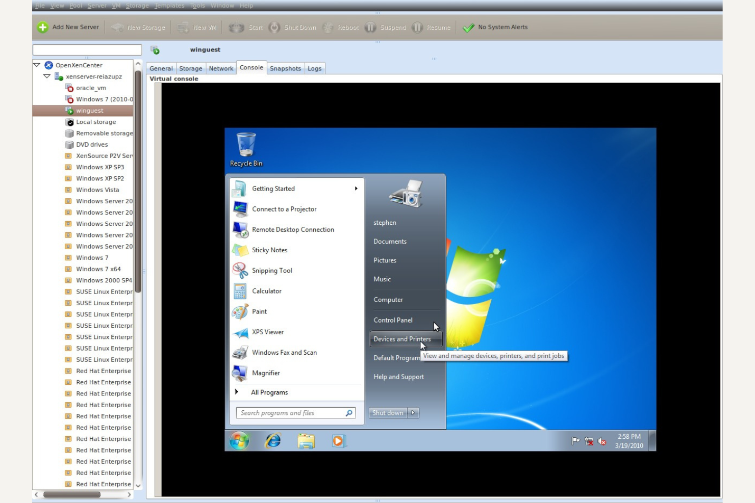 Xen Project screenshot - 16 Mejores Alternativas a Parallels para 2026