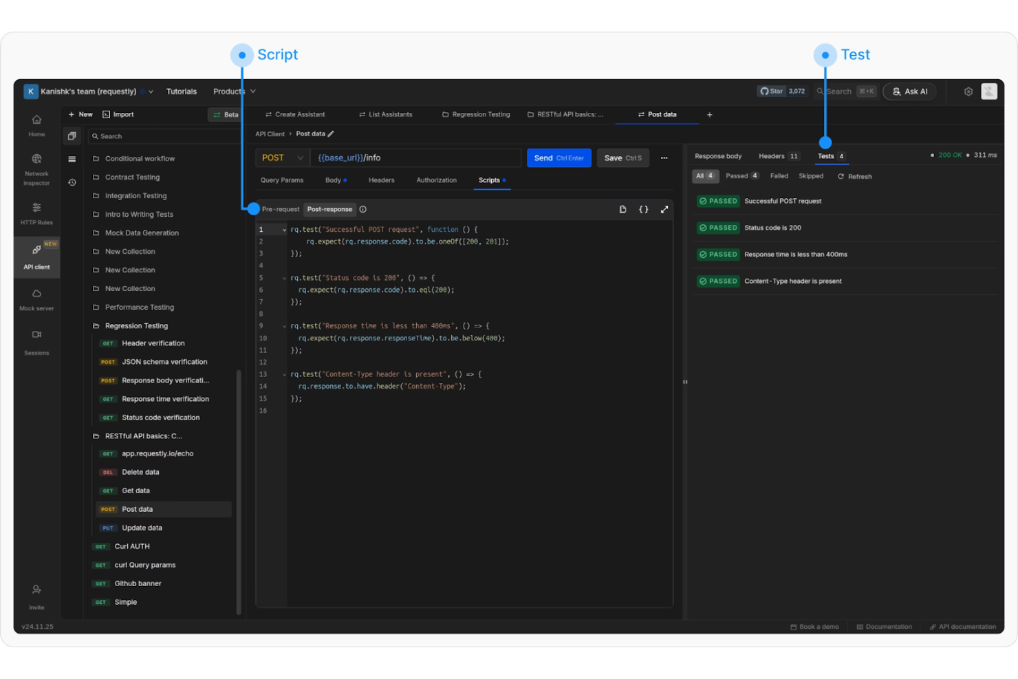 Requestly screenshot - Las 10 Mejores Alternativas a Postman Evaluadas en 2026
