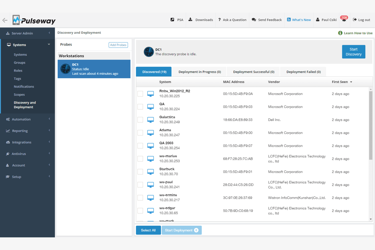 Pulseway screenshot - 10 Mejores Alternativas a PRTG Analizadas en 2026