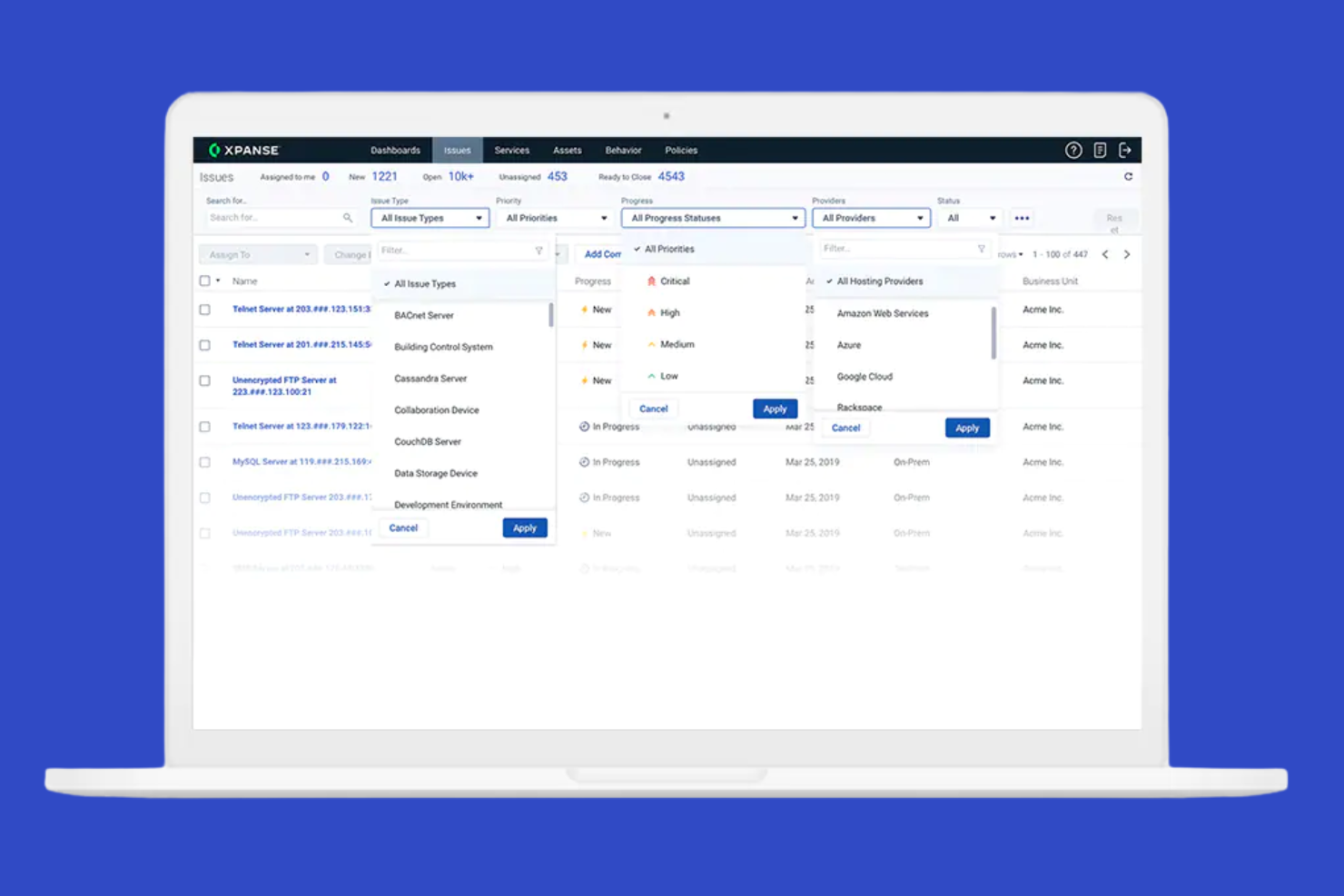 Palo Alto Networks Cortex Xpanse screenshot - 10 Mejores Herramientas de Gestión de Superficie de Ataque Revisadas en 2026