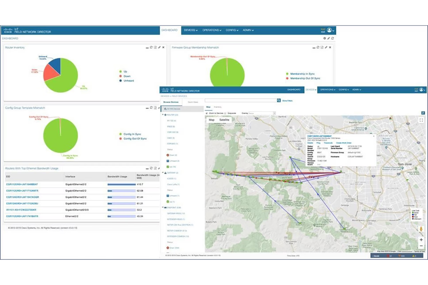 Cisco IoT screenshot - 10 Mejores Plataformas de Conectividad IoT Analizadas en 2026