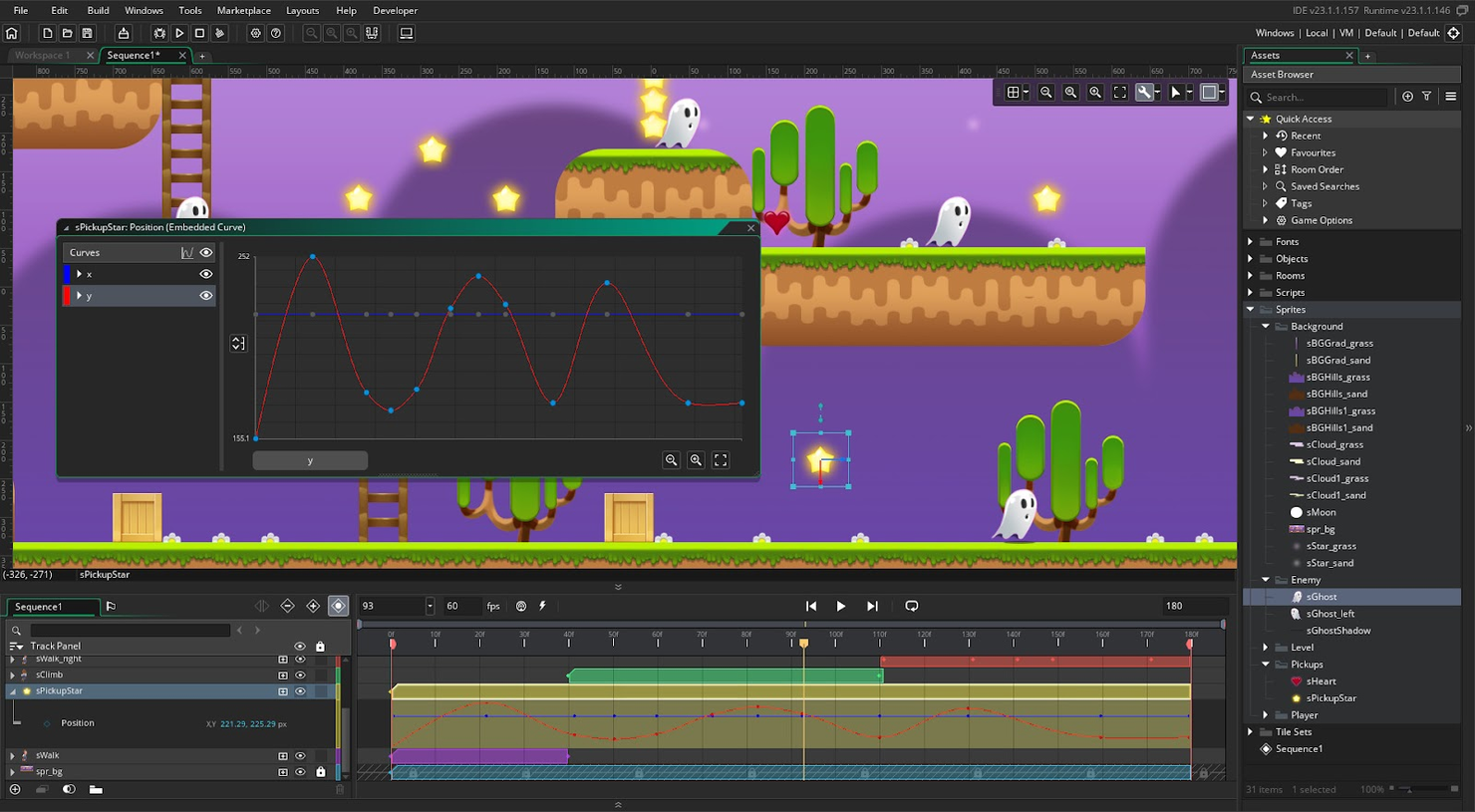 GameMaker screenshot - 10 Mejores Software de Desarrollo de Juegos para PC Evaluados en 2026