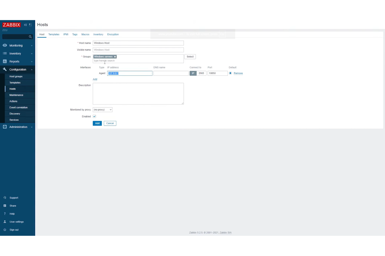 Zabbix screenshot - 10 mejores herramientas gratuitas para monitoreo de redes reseñadas en 2026