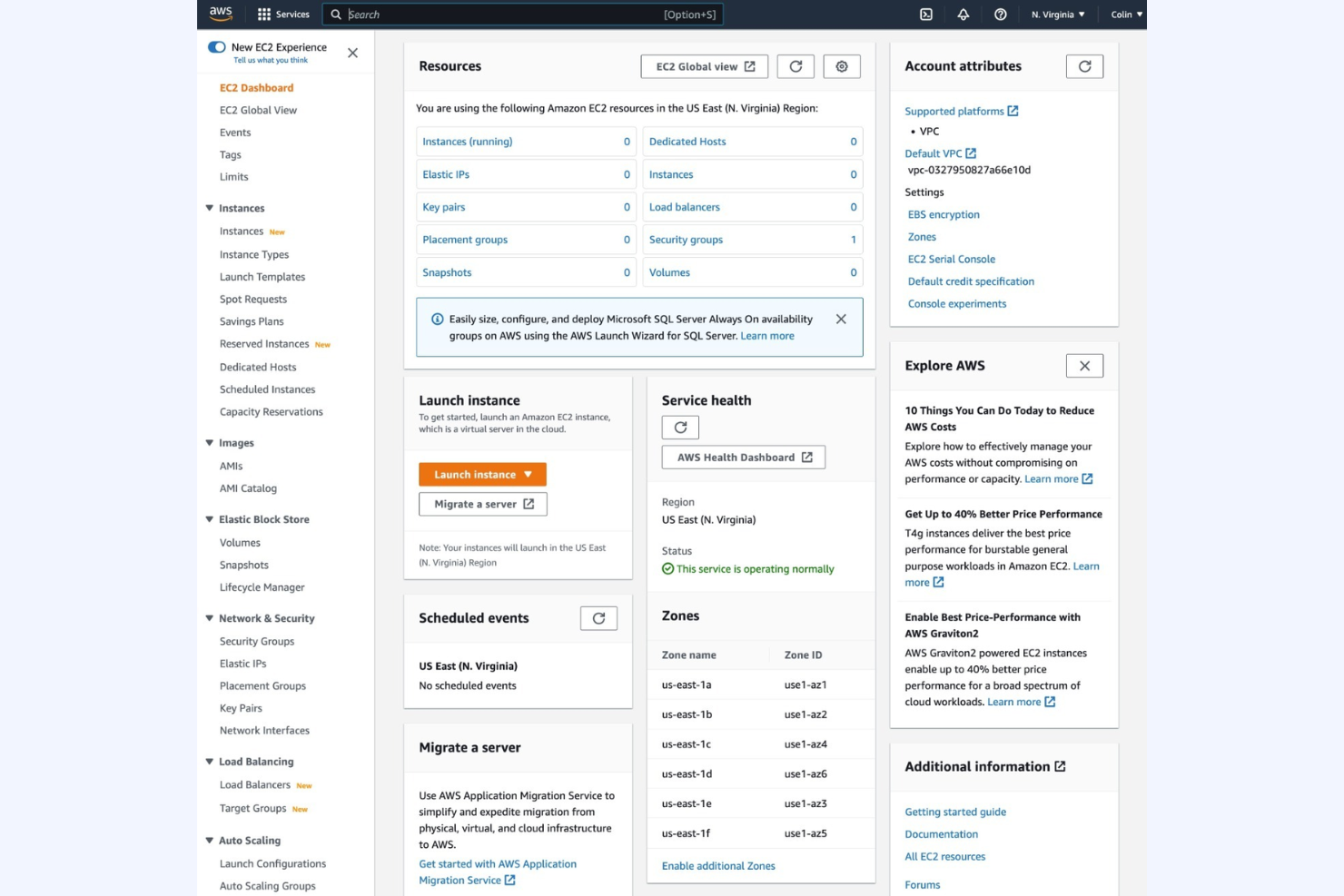 Amazon Lightsail screenshot - 10 Mejores Alternativas a DigitalOcean Analizadas en 2026