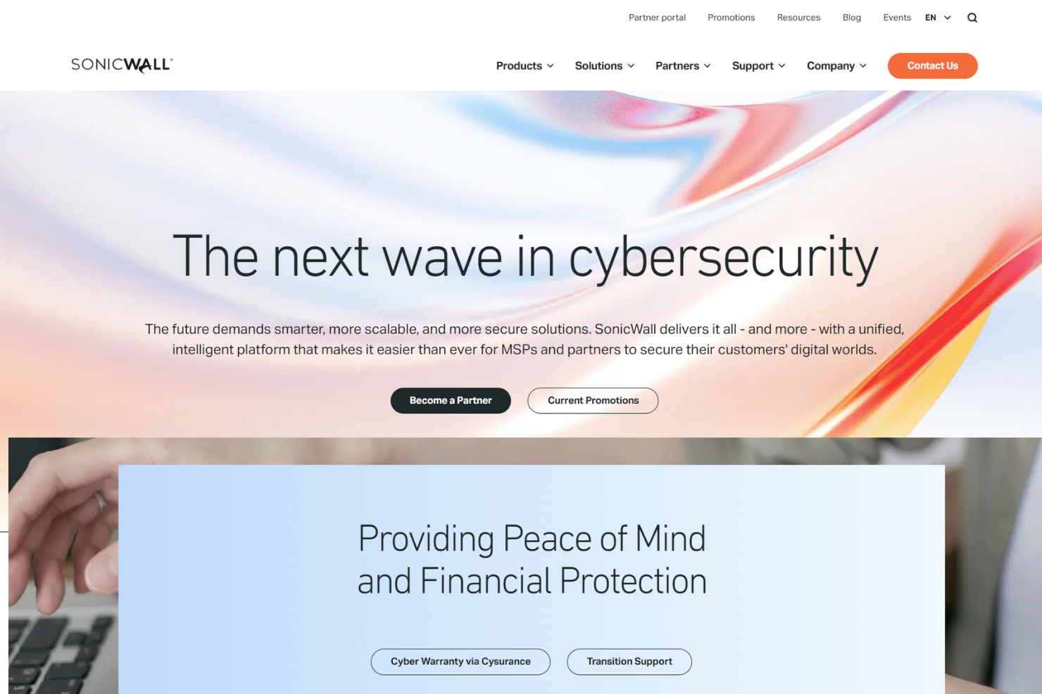 SonicWall screenshot - 10 mejores servicios de firewall gestionado analizados en 2026