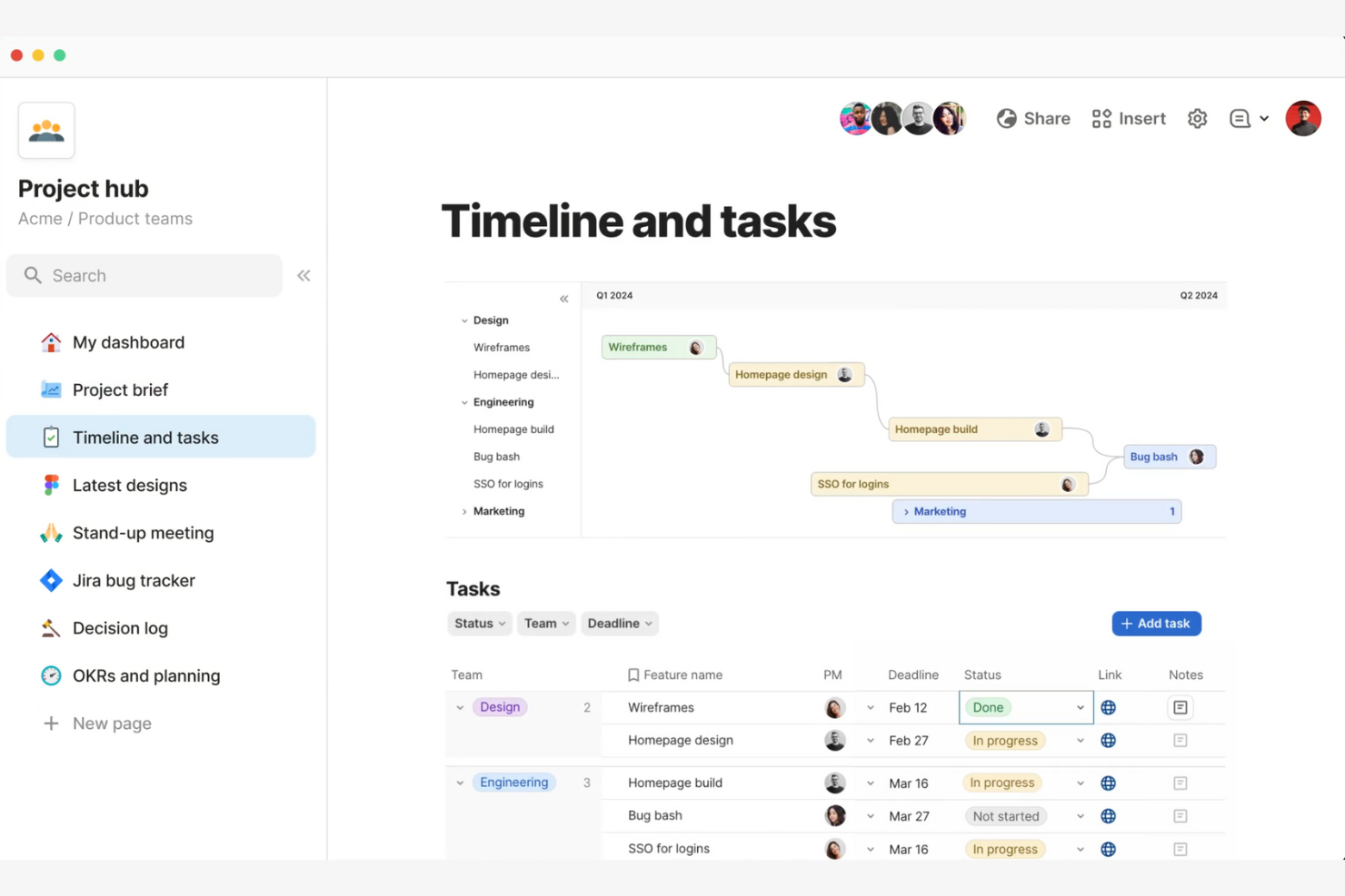 Coda screenshot - 10 Mejores Alternativas a Notion Analizadas en 2026