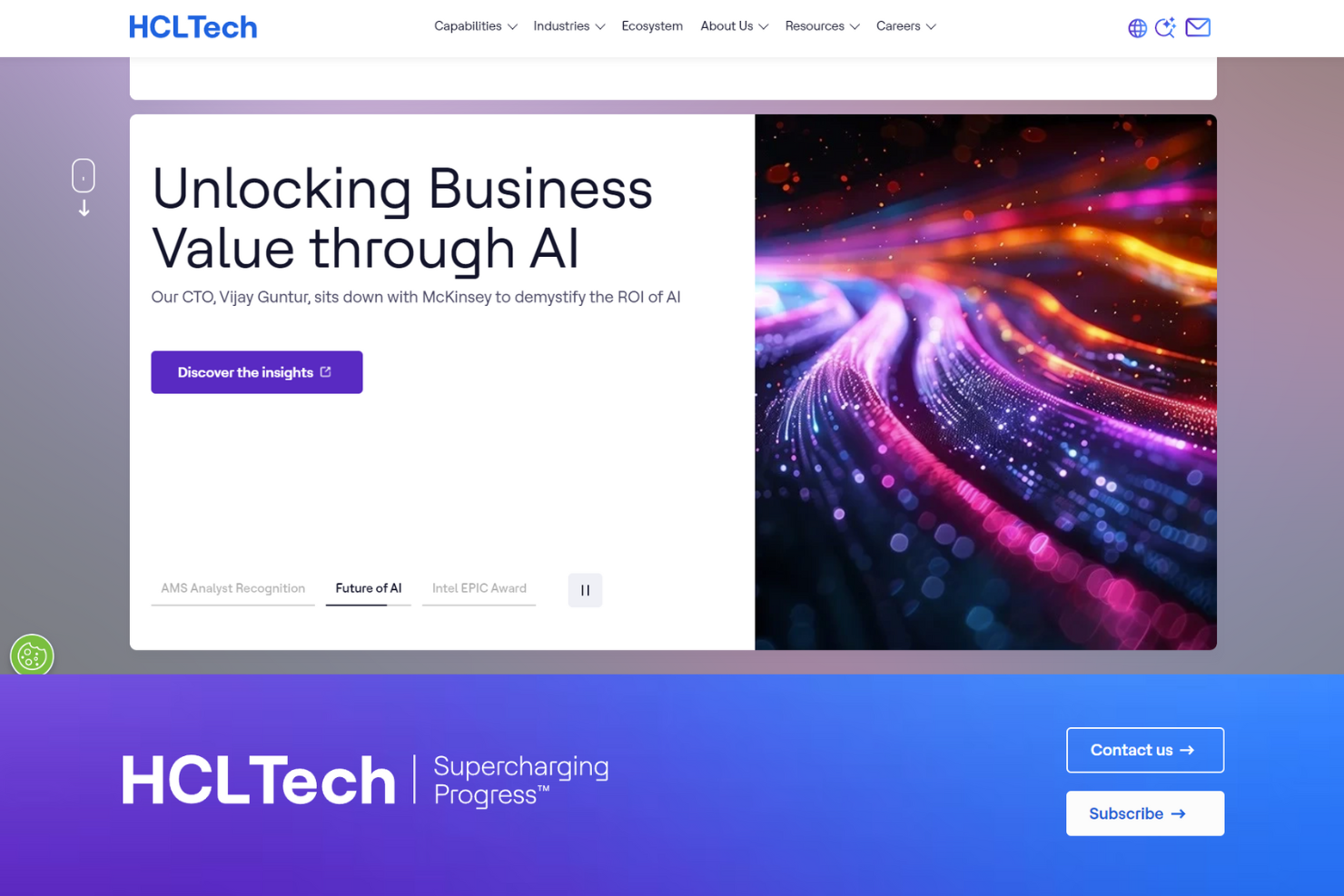 HCL Technologies screenshot - 10 Mejores Proveedores de Servicios Gestionados Analizados en 2026