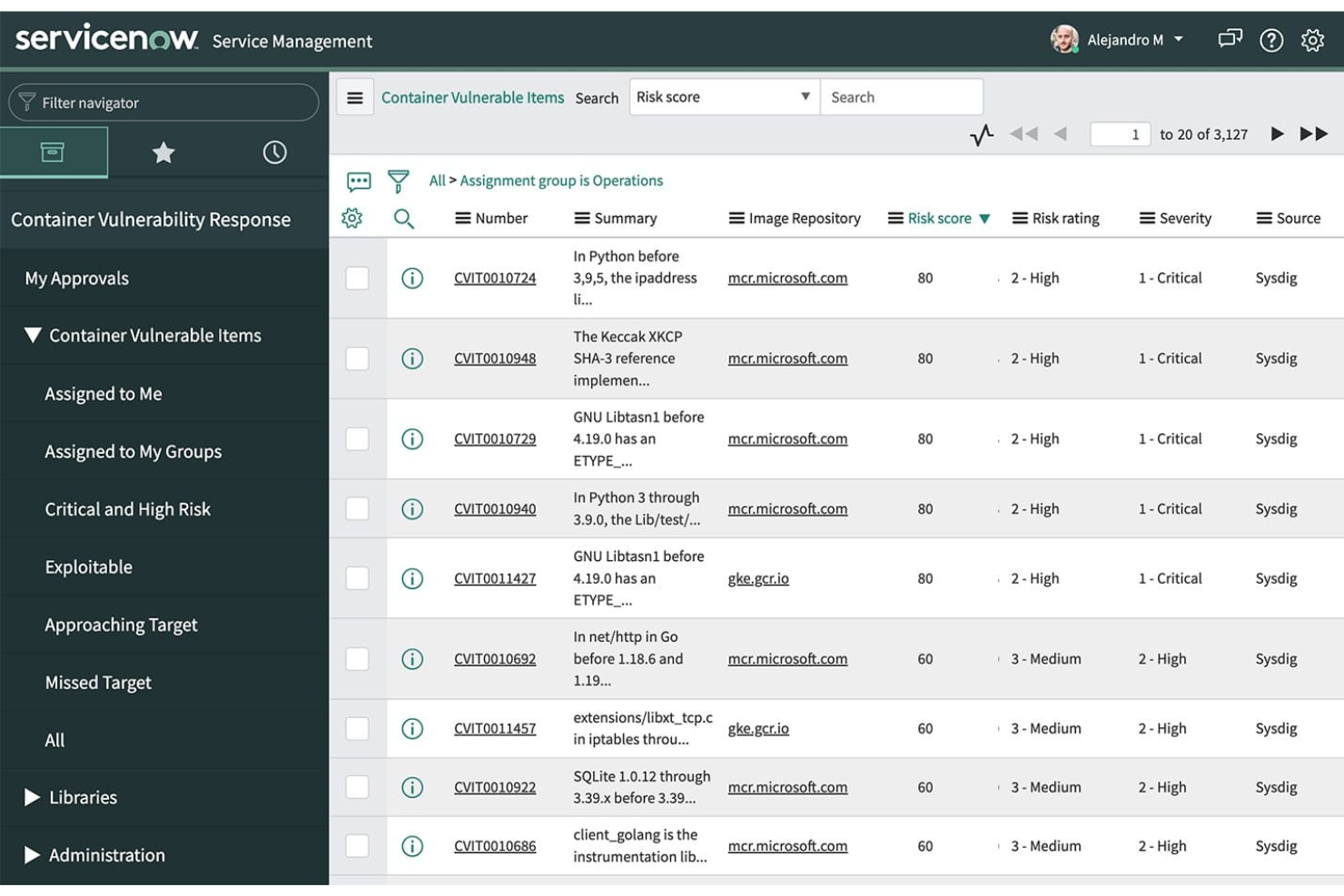 ServiceNow IT Service Management screenshot - 10 Mejores Alternativas a xMatters Analizadas en 2026