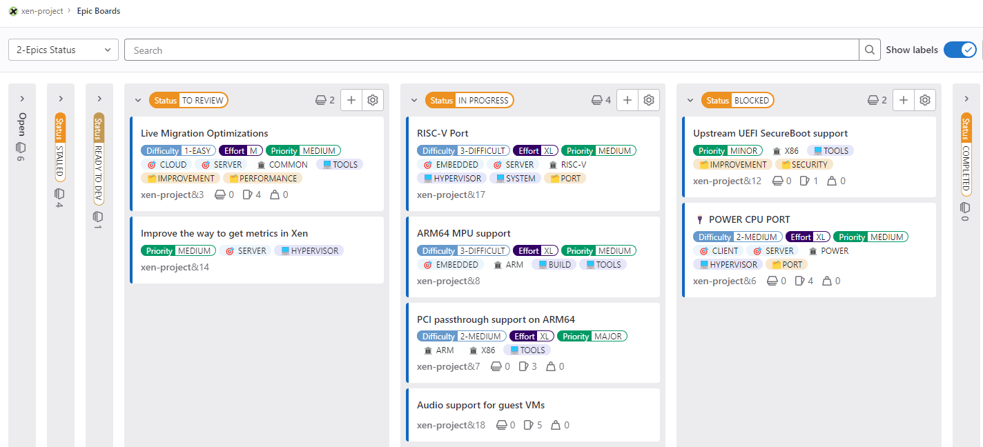 Xen Project screenshot - Las 10 Mejores Herramientas de Máquina Virtual Analizadas en 2026