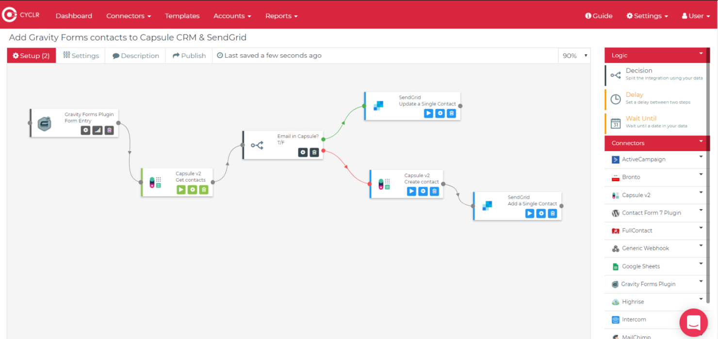 Cyclr screenshot - 10 Mejores Plataformas de Integración en la Nube Analizadas en 2026