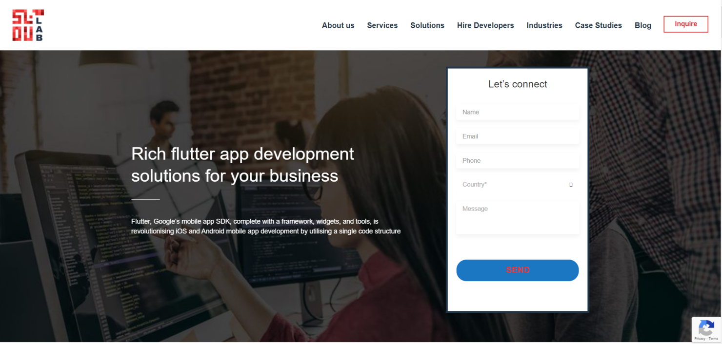 SoluLab screenshot - 10 Mejores Empresas de Desarrollo de Apps con Flutter Analizadas en 2026