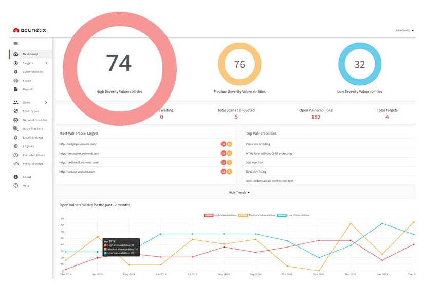Acunetix by Invicti screenshot - Protección Perfecta: Los 10 Mejores Software de Seguridad para Sitios Web en 2026