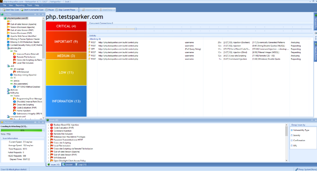 Invicti screenshot - Protección Perfecta: Los 10 Mejores Software de Seguridad para Sitios Web en 2026