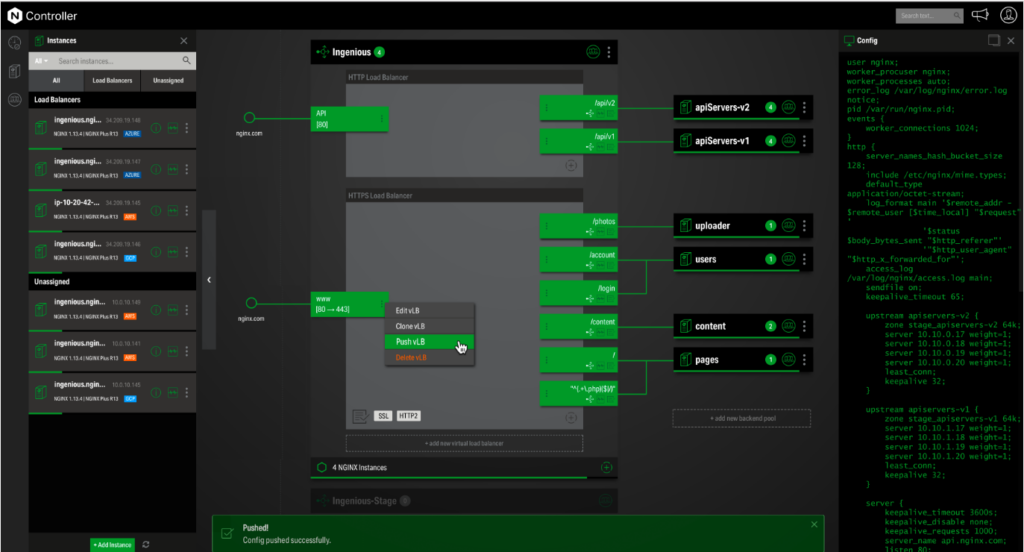 F5 NGINX screenshot - Guía de los 10 Mejores Aceleradores Web de 2026