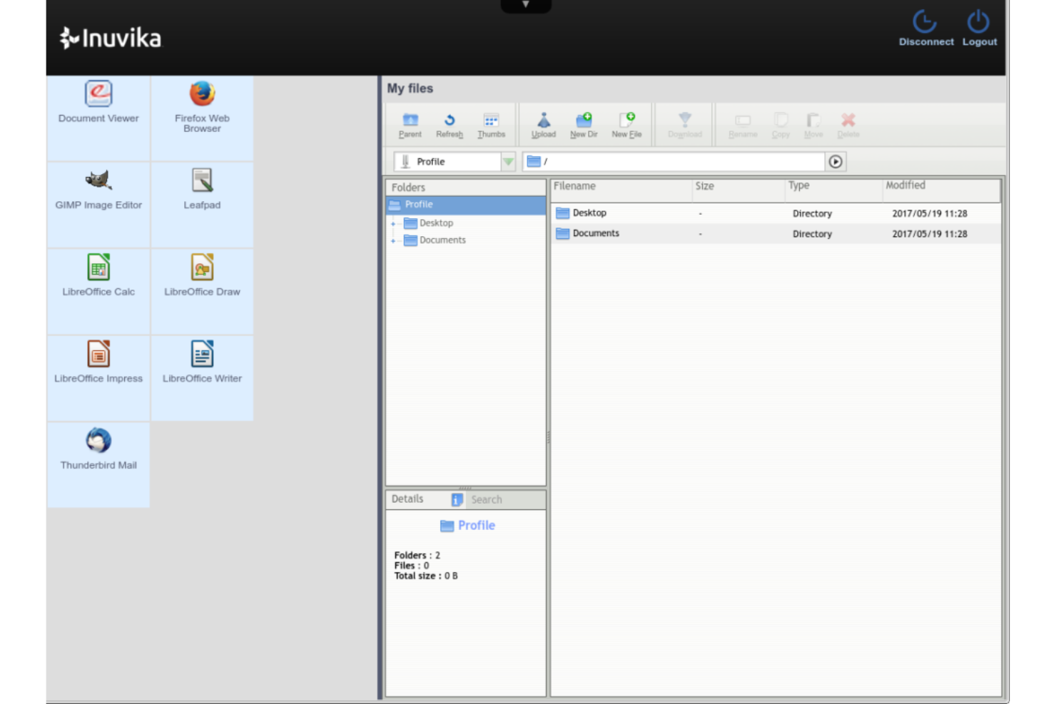 Inuvika OVD Enterprise screenshot - Los 10 Mejores Programas de Virtualización de Almacenamiento de 2026