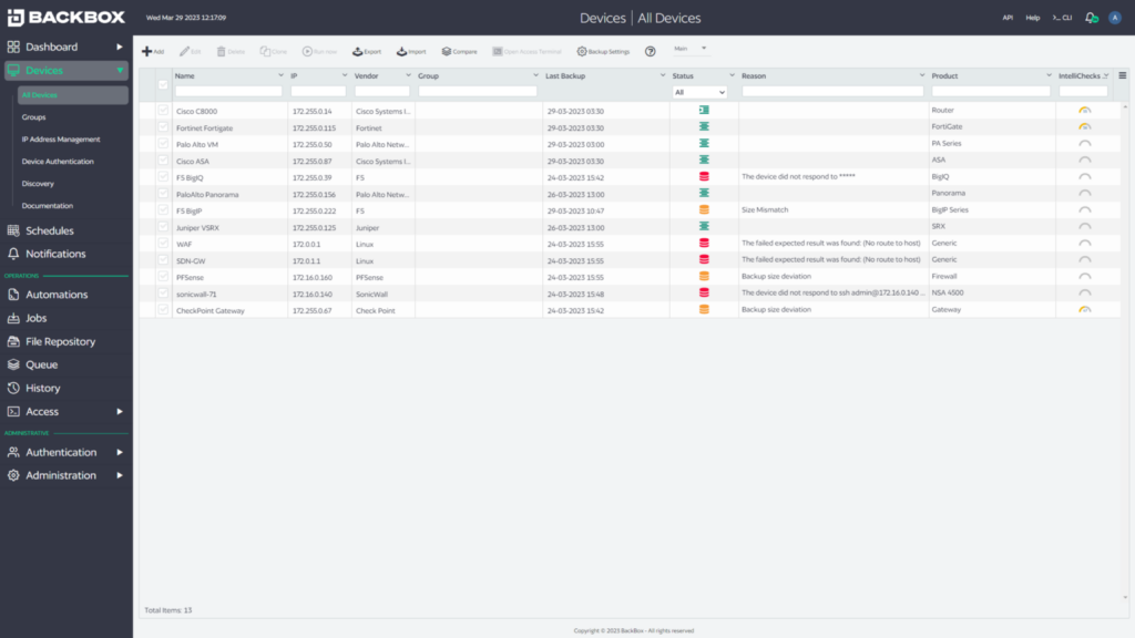 BackBox screenshot - 10 Mejores Herramientas SCM Revisadas en 2026