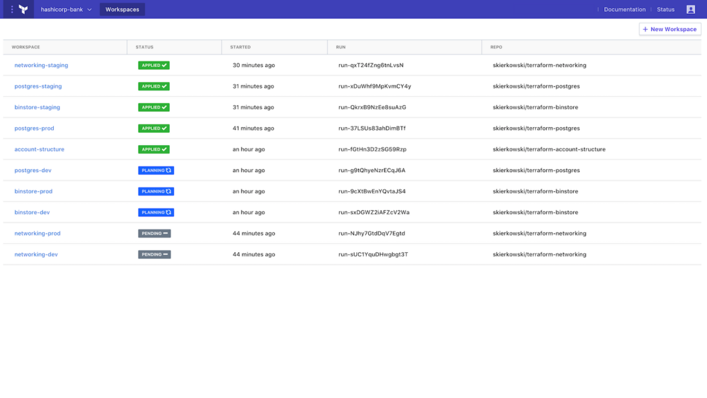 Hashicorp Terraform screenshot - 10 Mejores Herramientas SCM Revisadas en 2026