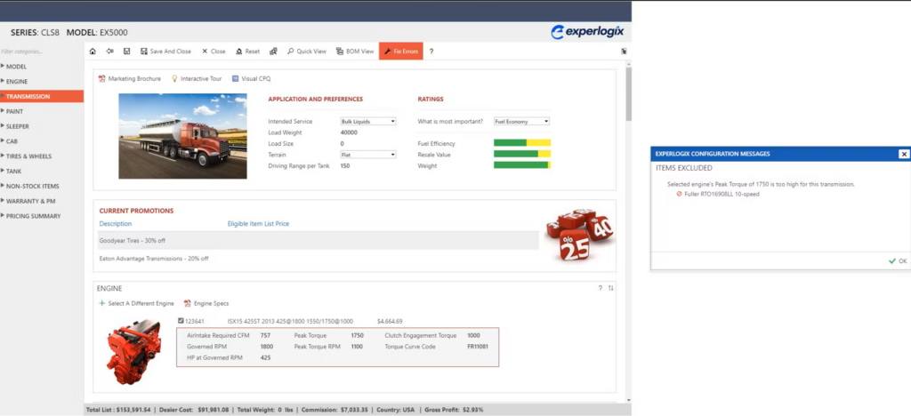 Experlogix CPQ screenshot - 10 Mejores Herramientas SCM Revisadas en 2026