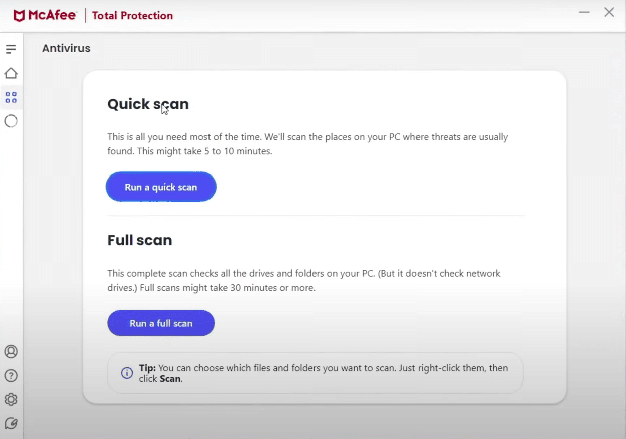 McAfee+ screenshot - Los 10 Mejores Programas de Seguridad de Red de 2026