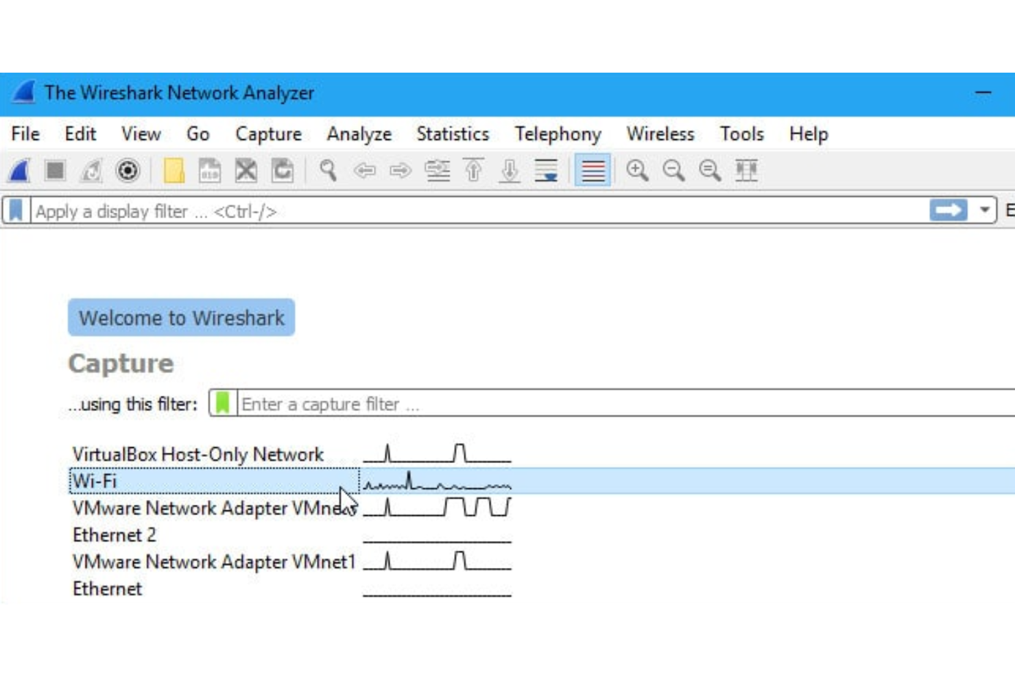 Wireshark screenshot - Los 10 Mejores Capturadores de Red para Administradores de Red en 2026