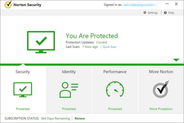 Norton screenshot - Los 10 Mejores Programas de Seguridad de Red de 2026